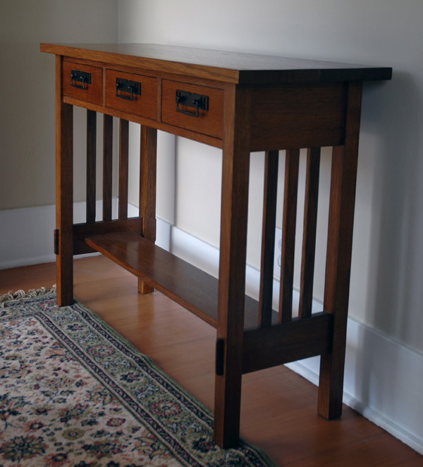 Building a Craftsman-style Hall Table | 1910 Craftsman